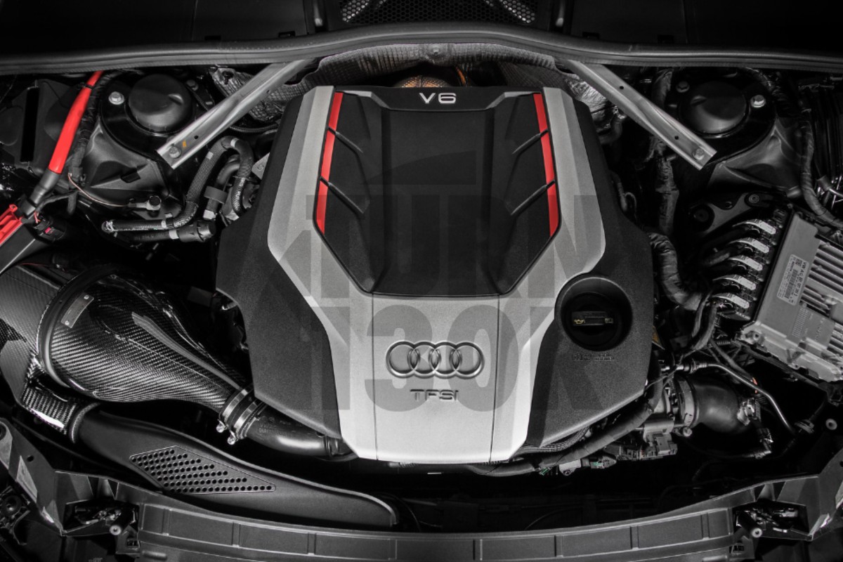 Sistema di aspirazione in fibra di carbonio Eventuri per Audi S4 / S5 B9 2.9 TFSI Sistema di aspirazione in fibra di carbonio Eventuri per Audi S4 / S5 B9 2.9 TFSI