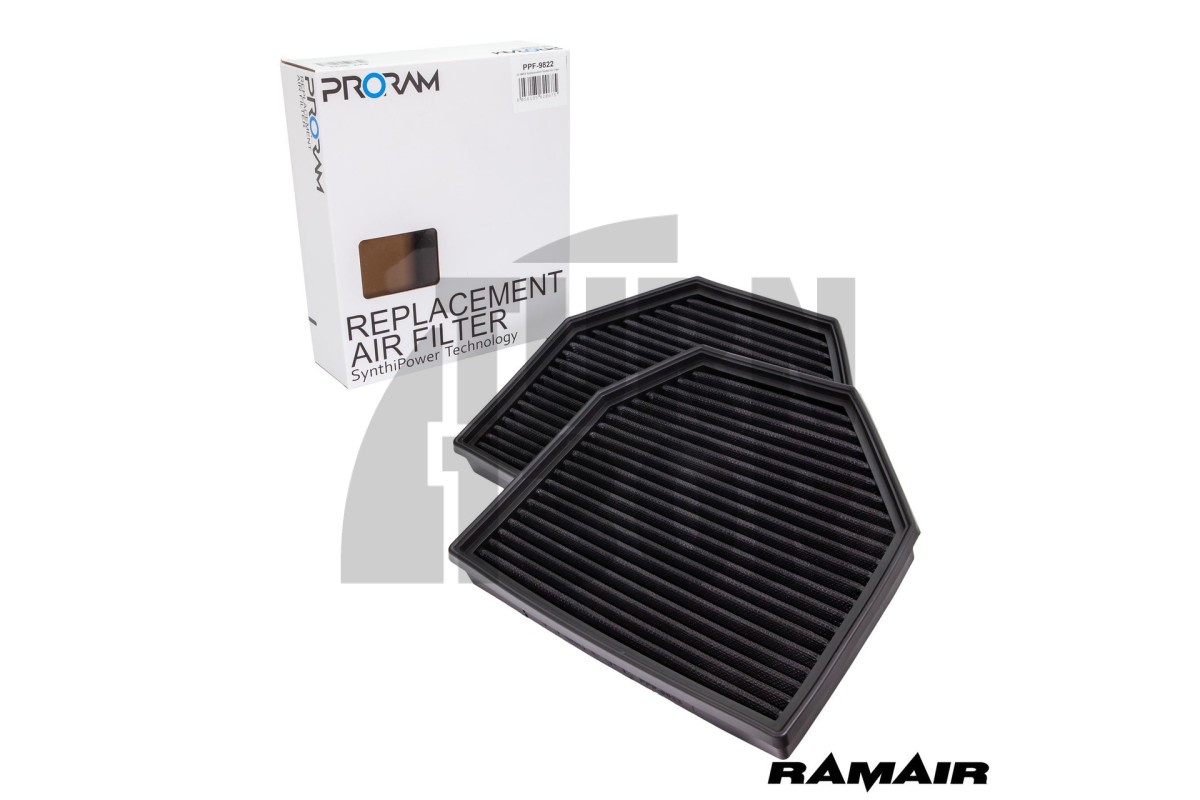 Filtri aria a pannello Ramair Performance per BMW M3 F80, M4 F8x e M2 Competition F87