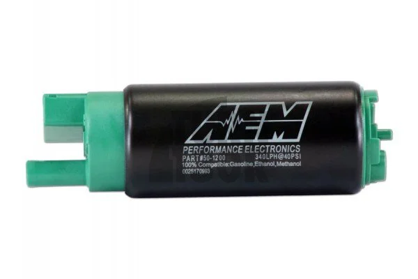 Kit pompa carburante ad alto flusso da 340 l/h di AEM per applicazioni con serbatoio interno
