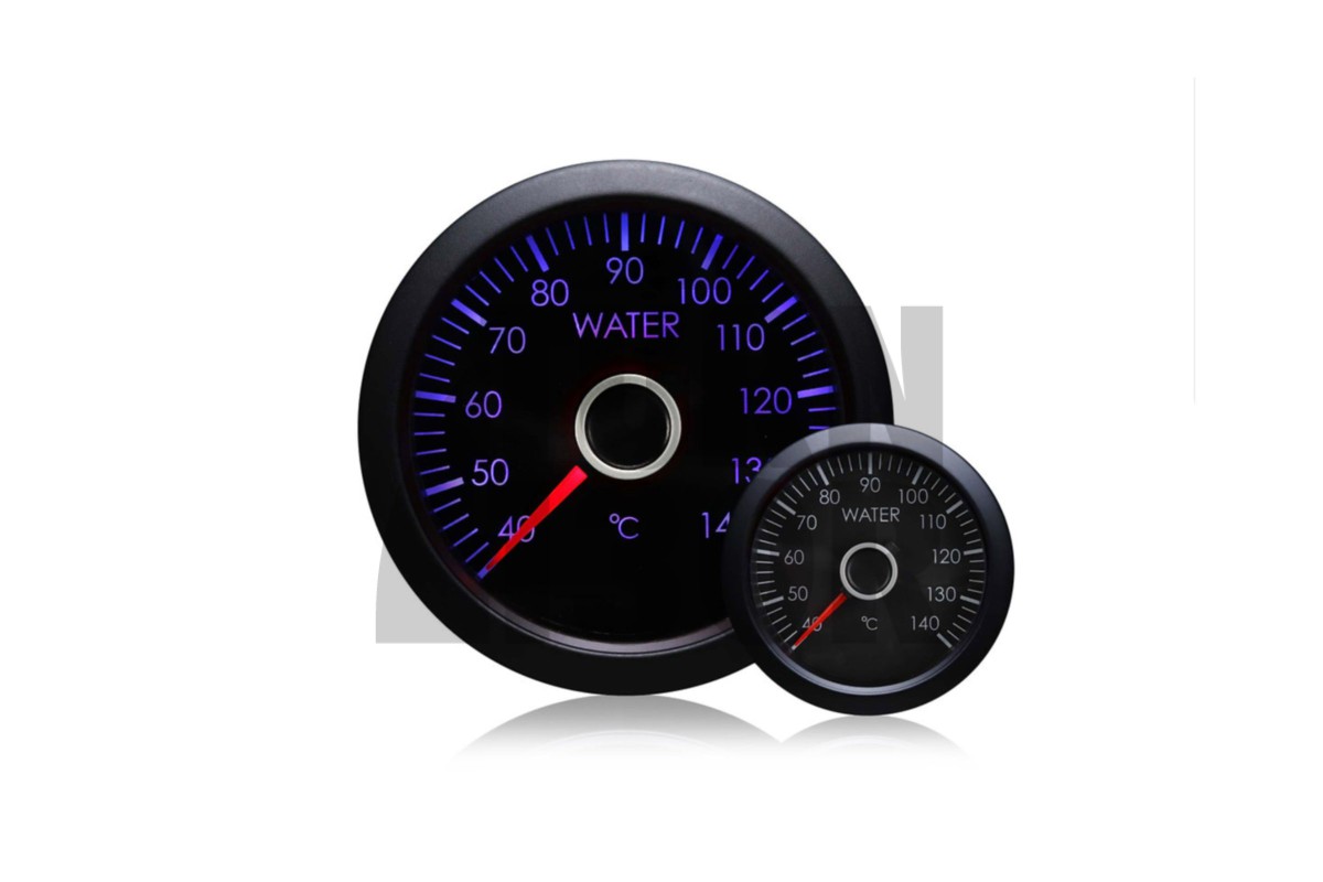 Indicatore di temperatura dellacqua da 52 mm con lente trasparente serie VW Prosport