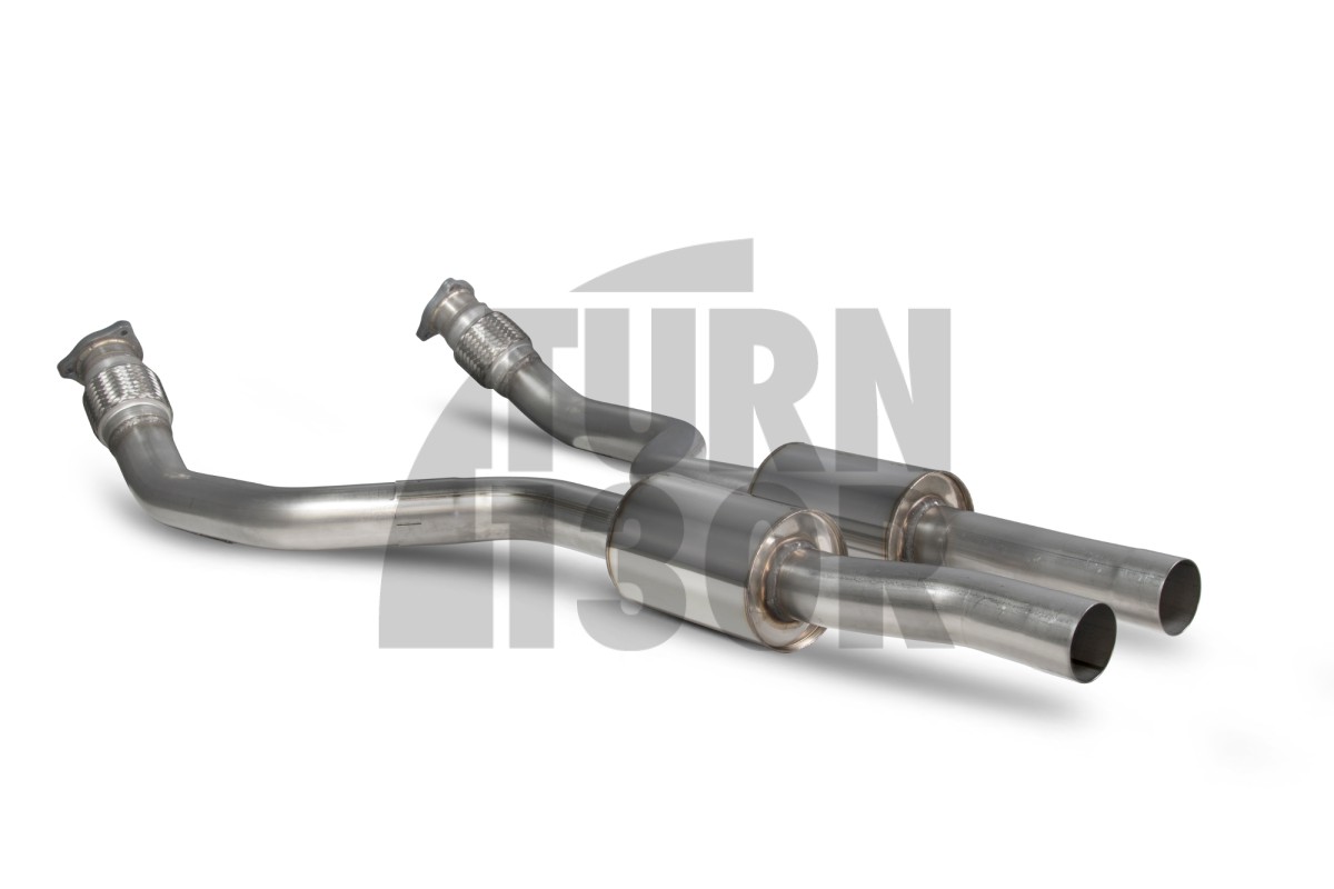 Audi S4 B8 / B8.5 3.0 TFSI Scorpion Downpipes Sezione anteriore risuonata