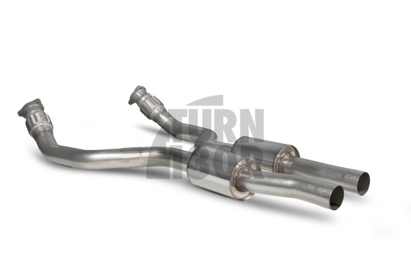 Audi S4 B8 / B8.5 3.0 TFSI Scorpion Downpipes Sezione anteriore risuonata