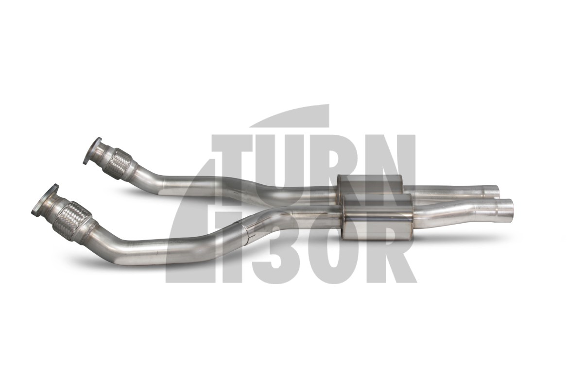 Audi S4 B8 / B8.5 3.0 TFSI Scorpion Downpipes Sezione anteriore risuonata