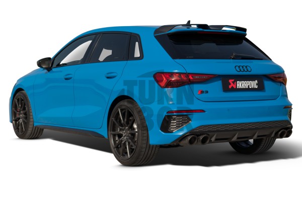 Scarico Akrapovic Evolution Line per Audi S3 8Y Berlina