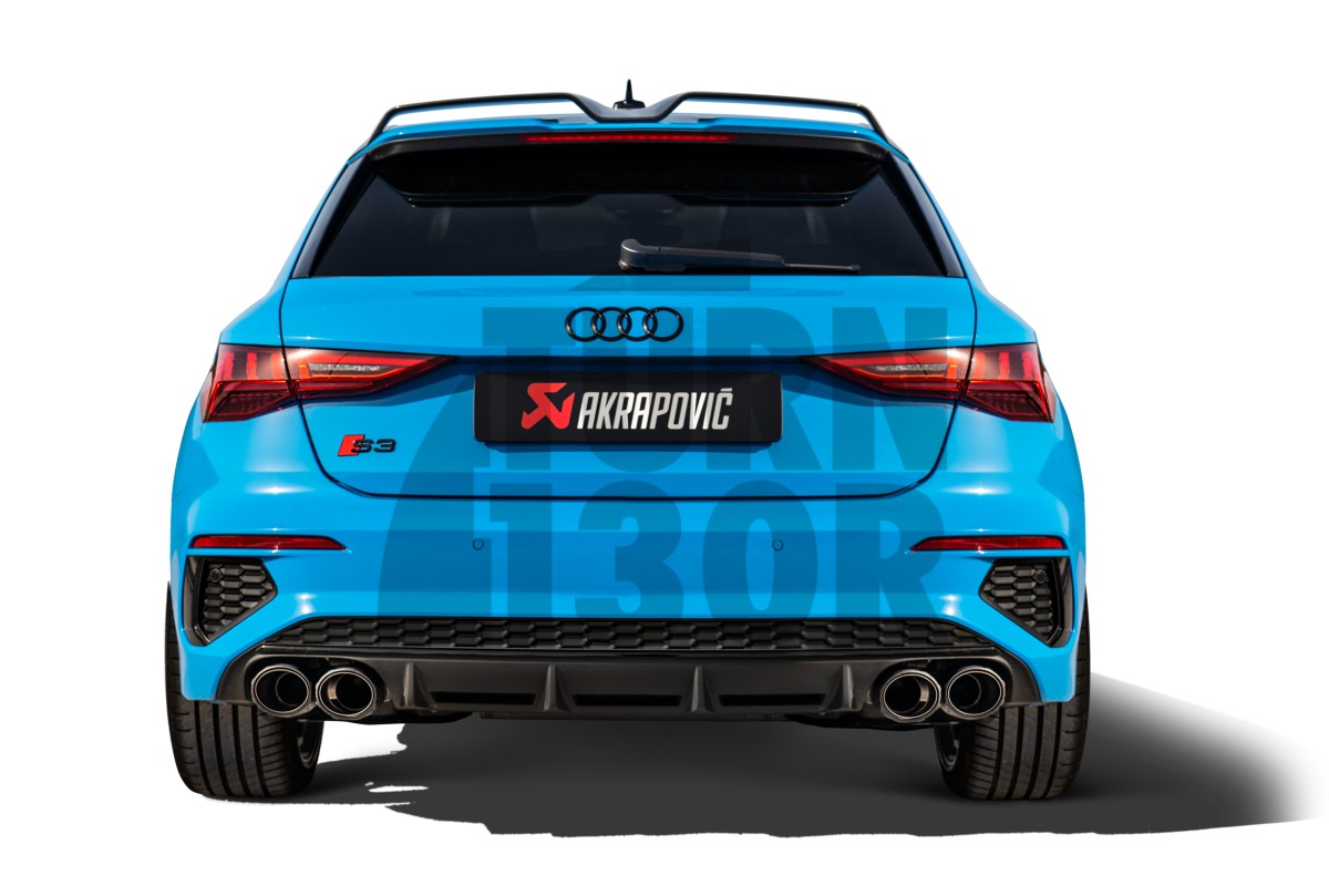 Scarico Akrapovic Evolution Line per Audi S3 8Y Sportback