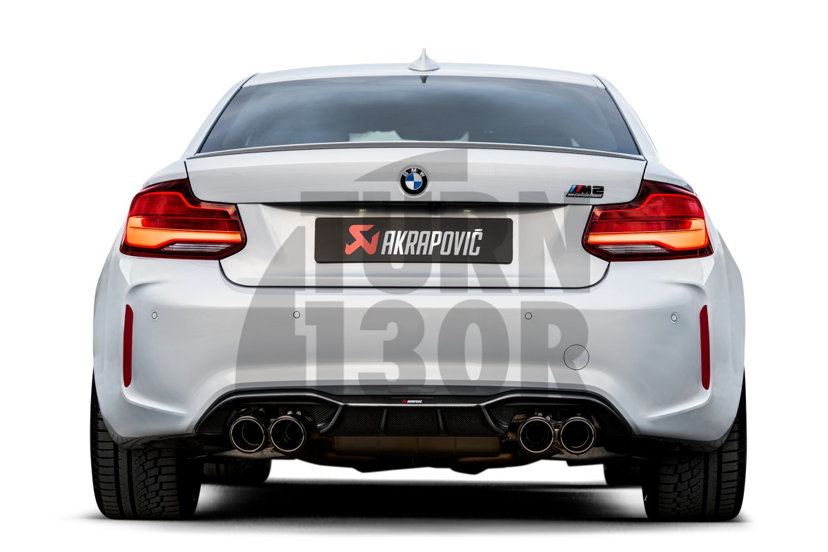 Scarico Akrapovic Evolution Line in titanio per BMW M2 Comp F87