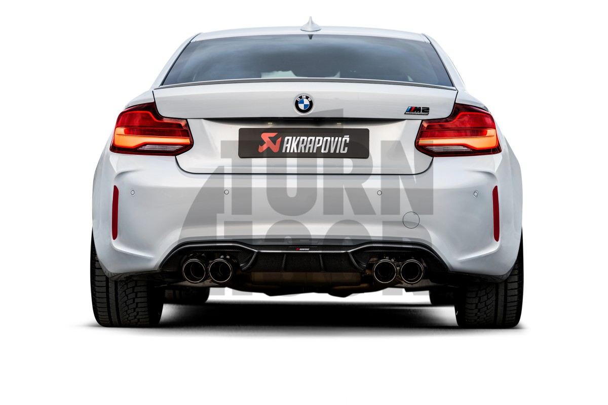 Scarico Akrapovic Slip-On in titanio per BMW M2 Comp F87