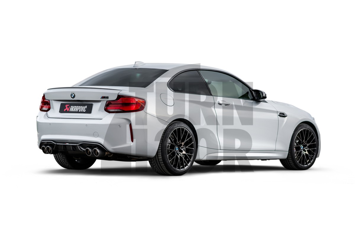 Scarico Akrapovic Slip-On in titanio per BMW M2 Comp F87