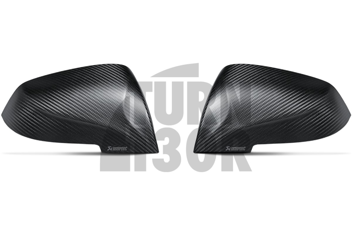 Calotte degli specchietti Akrapovic in fibra di carbonio per BMW M2 F87