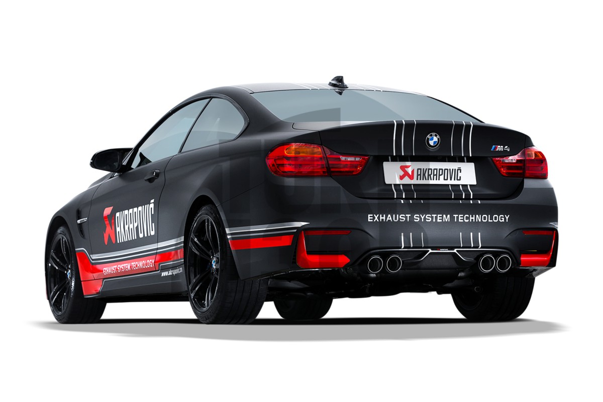 Scarico Akrapovic Slip-On in titanio per BMW M3 F80 / M4 F8x