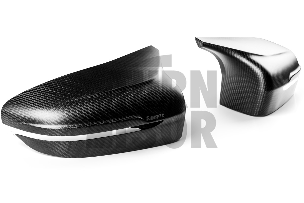 Calotte degli specchietti Akrapovic in fibra di carbonio per BMW M5 F90