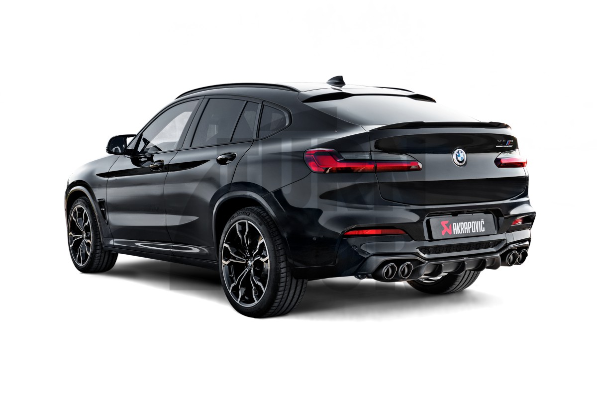 Scarico Akrapovic Slip-On in titanio per BMW X3M F97 / X4M F98