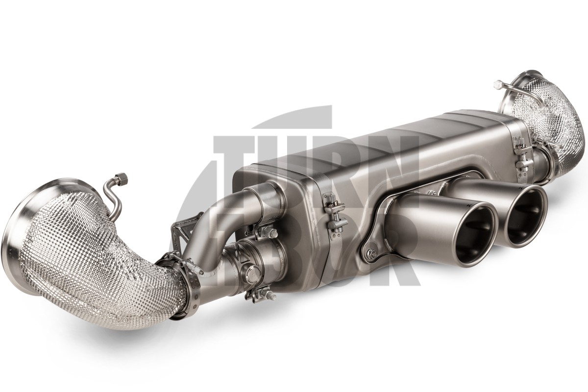 Scarico Akrapovic Slip-On Race in titanio per Porsche 992 GT3 / GT3 RS