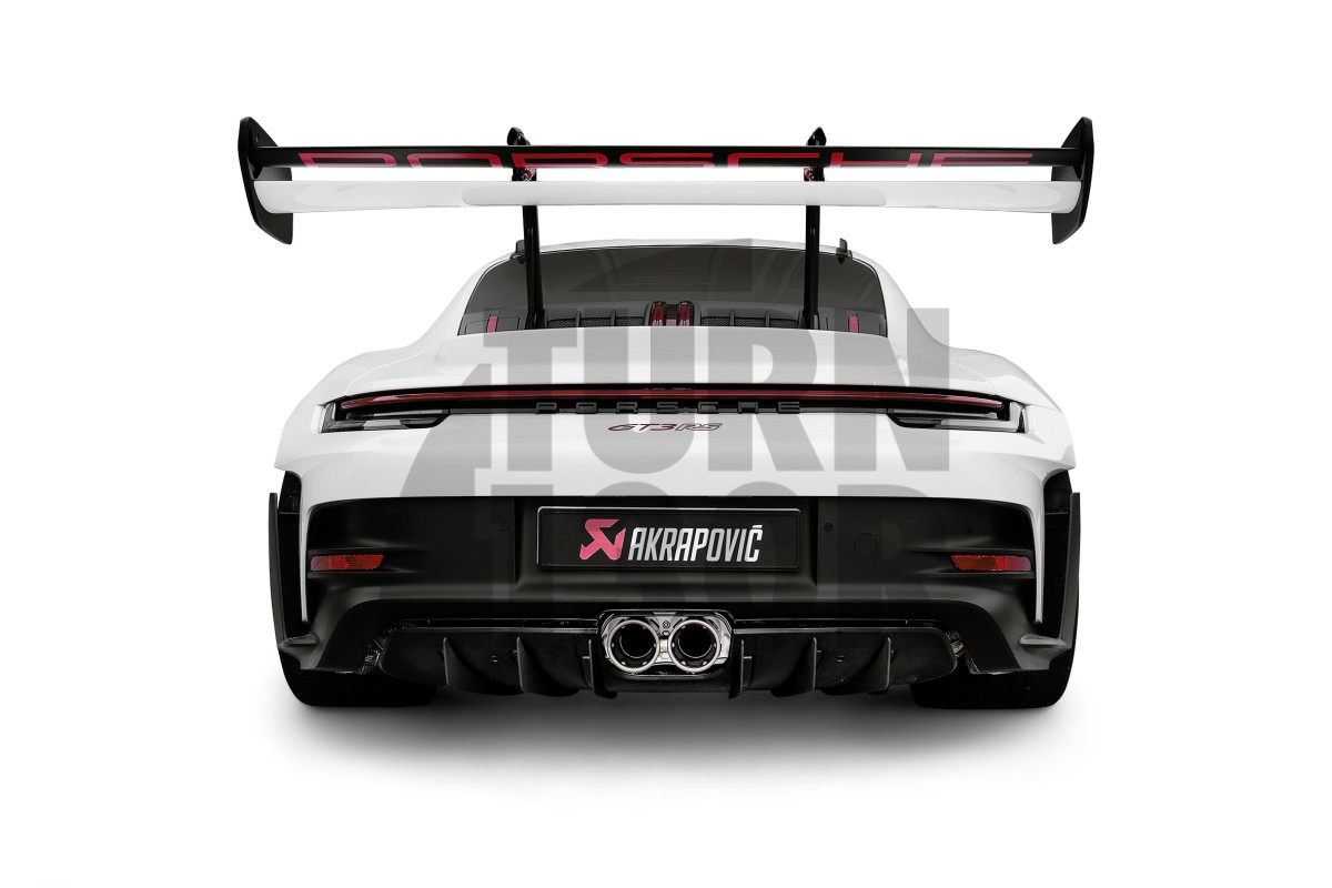 Scarico Akrapovic Slip-On Race in titanio per Porsche 992 GT3 / GT3 RS