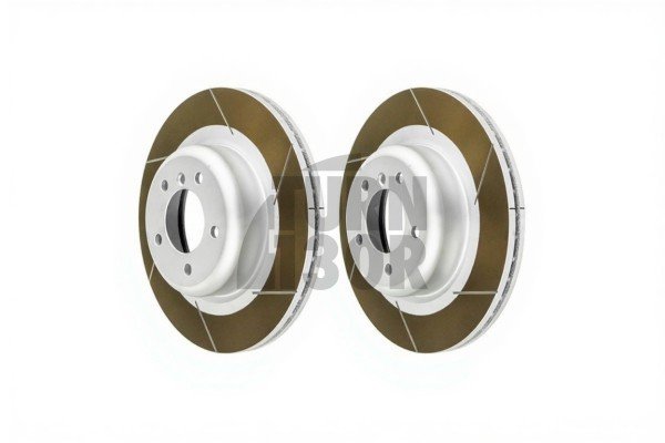 Dischi freno anteriori scanalati Dixcel HS per BMW 135i E82