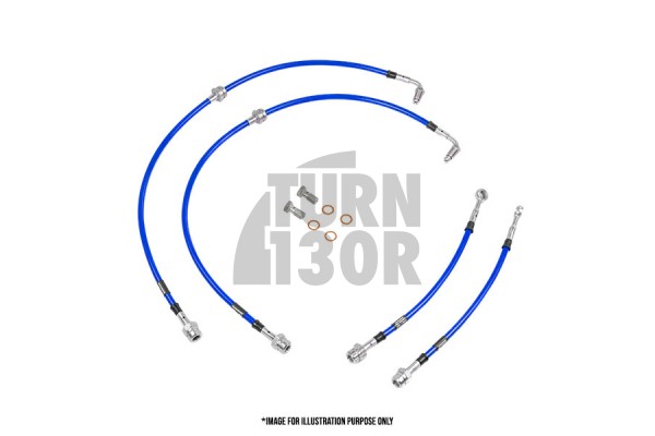 Kit di tubi freno in treccia Goodridge Subaru Impreza WRX / STI 01-07