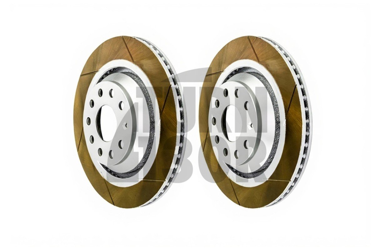 Dixcel FS Slotted Front Brake Discs Golf 6 R - R32 - S3 8P - TT 8J & Leon 2 Cupra 310mm 