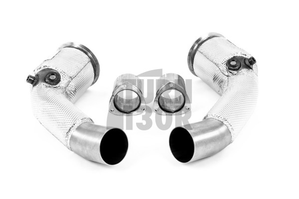 Tubi downpipes e tubi bypass Cat di Milltek per Audi RS6 C8 / RS7 C8