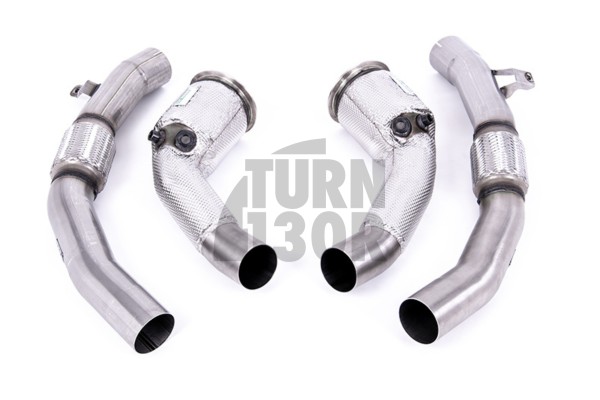 Tubi downpipes e tubi bypass Cat di Milltek per Audi RS6 C8 / RS7 C8