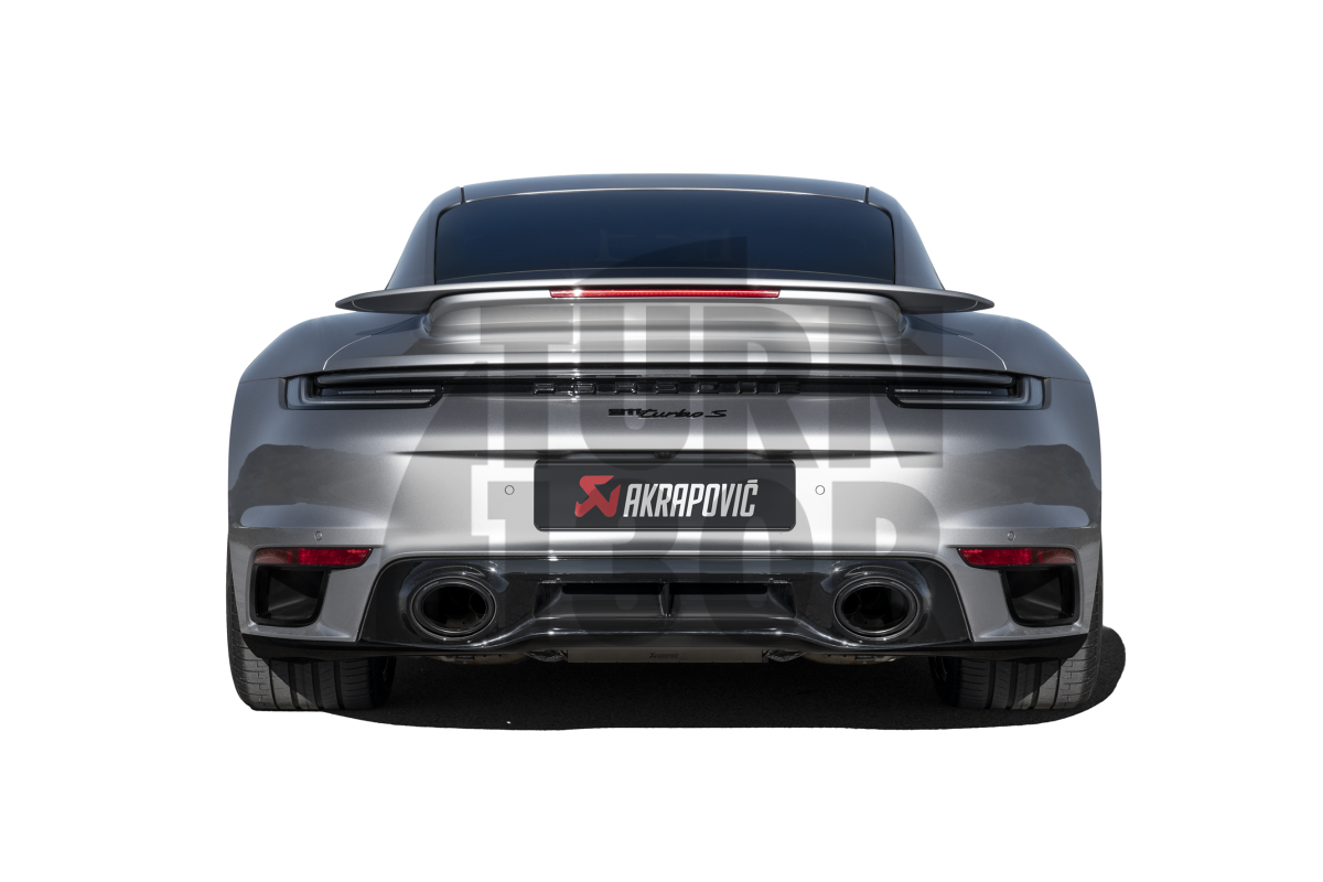 Akrapovic Slip-On Titanium Exhaust for Porsche 911 992 Turbo - S Akrapovic Slip-On Titanium Exhaust for Porsche 911 992 Turbo - S