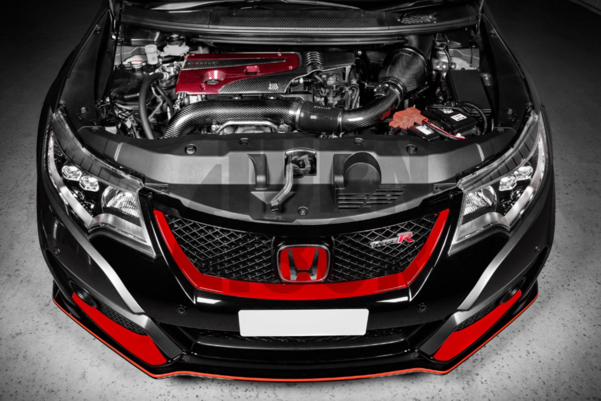 Tubo di aspirazione turbo in fibra di carbonio Eventuri per Honda Civic Type R FK2