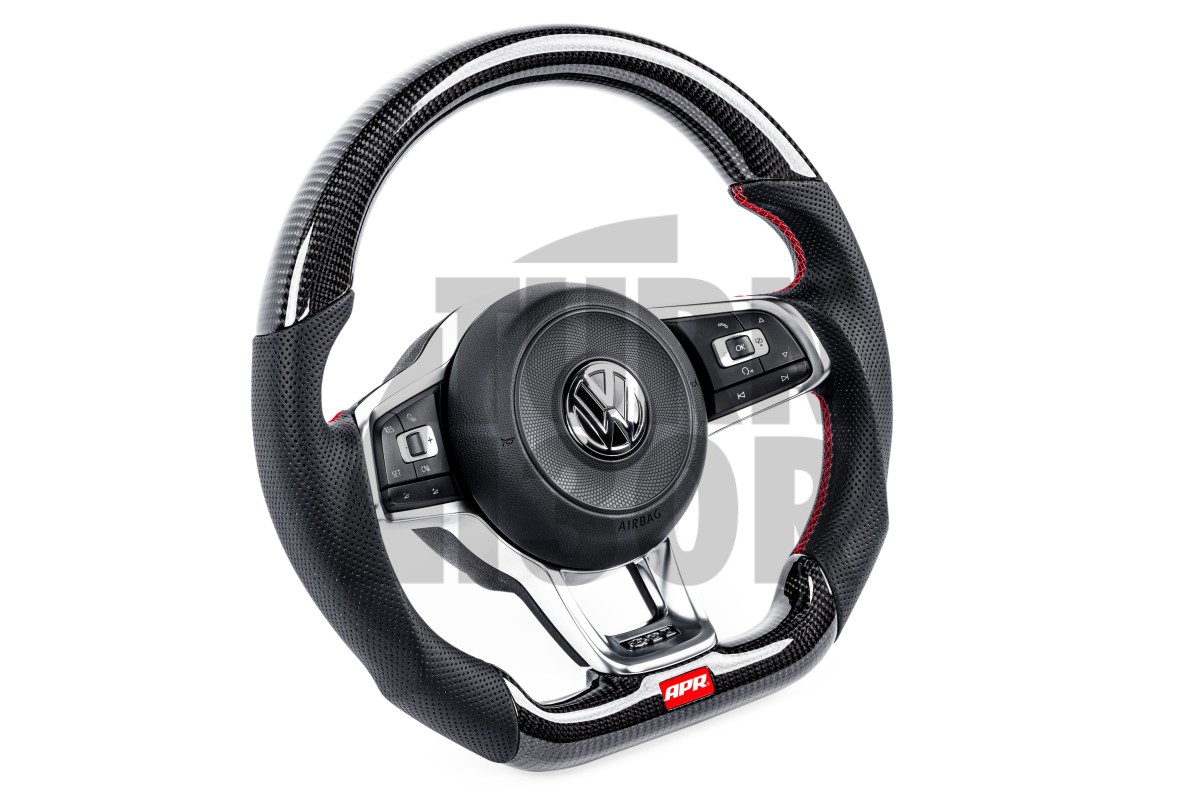 Volante in fibra di carbonio per Golf 7 GTI / Golf 7 R / Polo GTI / UP GTI / Scirocco FL APR