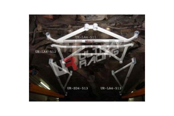 Ultra Racing 4 punti di rinforzo del sottotelaio anteriore H Subaru Impreza GT GC8