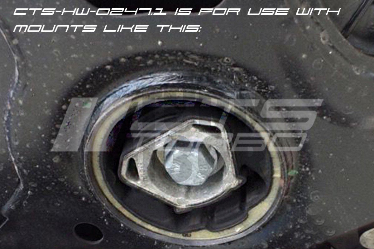 CTS Turbo Dogbone Mount Insert Golf 7 GTI / Golf 7 R / Leon 3 Cupra / S3 8V / TT 8S CTS Turbo Dogbone Mount Insert Golf 7 GTI / Golf 7 R / Leon 3 Cupra / S3 8V / TT 8S