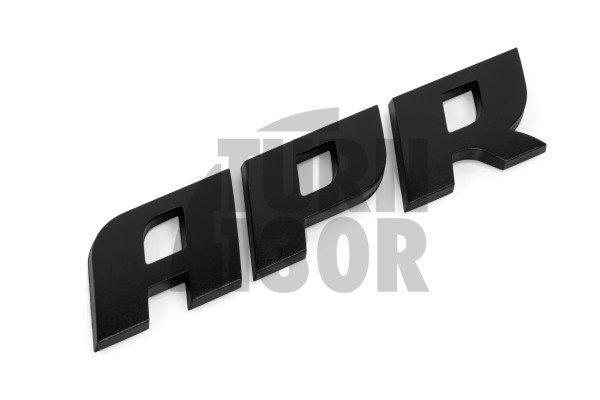 Distintivo a cupola 3D - APR nero satinato