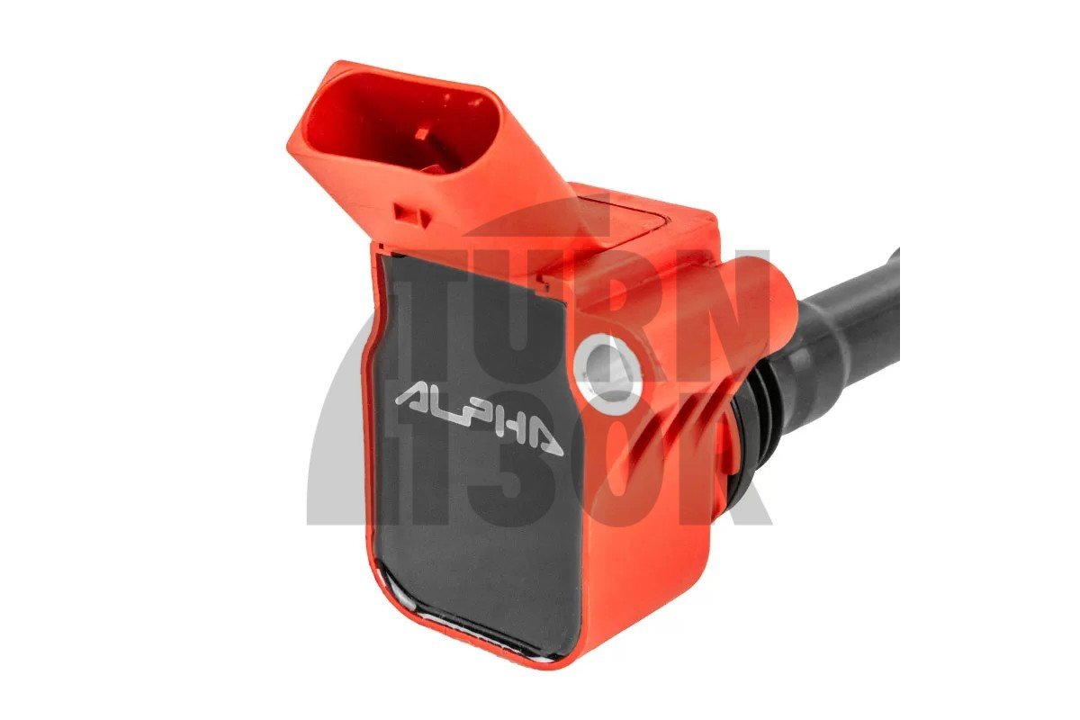 Bobine di accensione rosse per S3 8V / Golf 7 GTI / R / Leon 3 Cupra / TT 8S 2.0 TFSI EA888.3 Alpha Competition Bobine di accensione rosse per S3 8V / Golf 7 GTI / R / Leon 3 Cupra / TT 8S 2.0 TFSI EA888.3 Alpha Competition