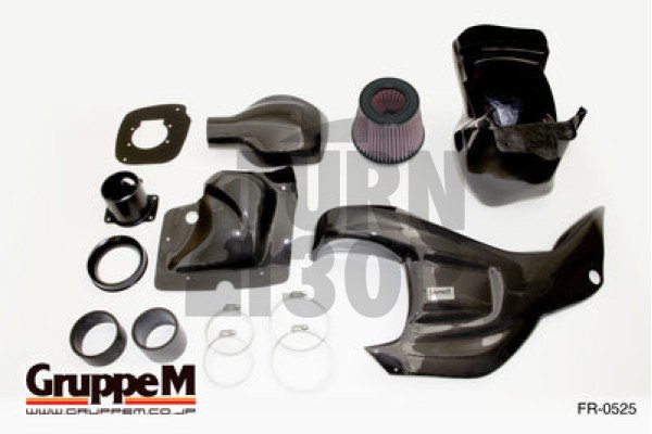 Sistema di aspirazione in fibra di carbonio Gruppe M per Honda Civic Type R FK8 Sistema di aspirazione in fibra di carbonio Gruppe M per Honda Civic Type R FK8