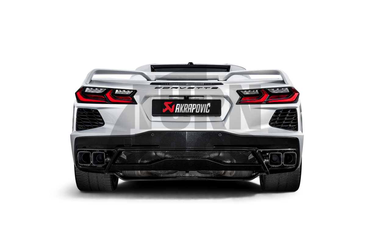 Linea Slip-On Akrapovic (titanio) per Corvette Stingray (C8)