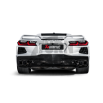 Linea Slip-On Akrapovic (titanio) per Corvette Stingray (C8)