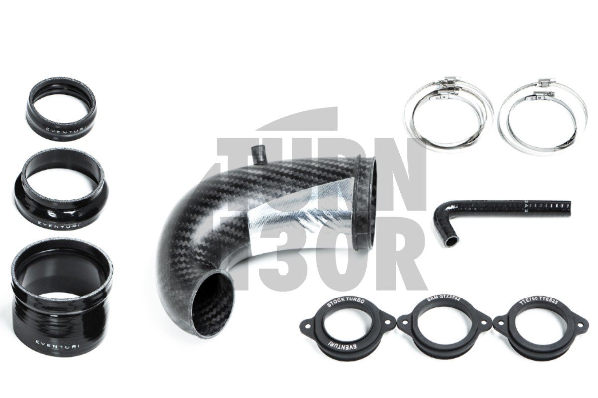 Eventuri Carbon Turbo Inlet per Audi RS3 8V.5 / TTRS 8S con flangia turbo stock Eventuri Carbon Turbo Inlet per Audi RS3 8V.5 / TTRS 8S con flangia turbo stock