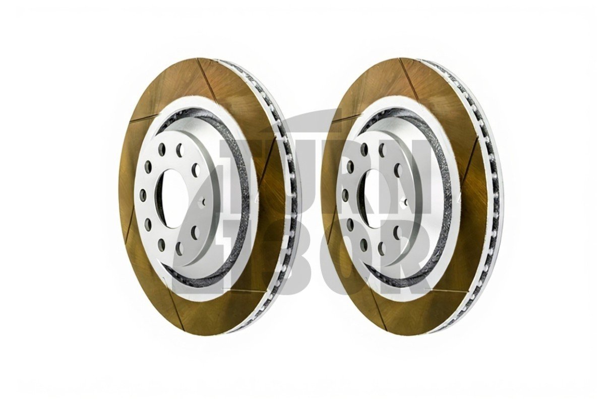 Dixcel FS Slotted Front Brake Discs Golf 6 R - R32 - S3 8P - TT 8J & Leon 2 Cupra 310mm 