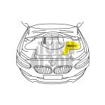 Condotto aria in fibra di carbonio Forge Motorsport M2 F87 135i / 235i F2x e 335i / 435i F3x