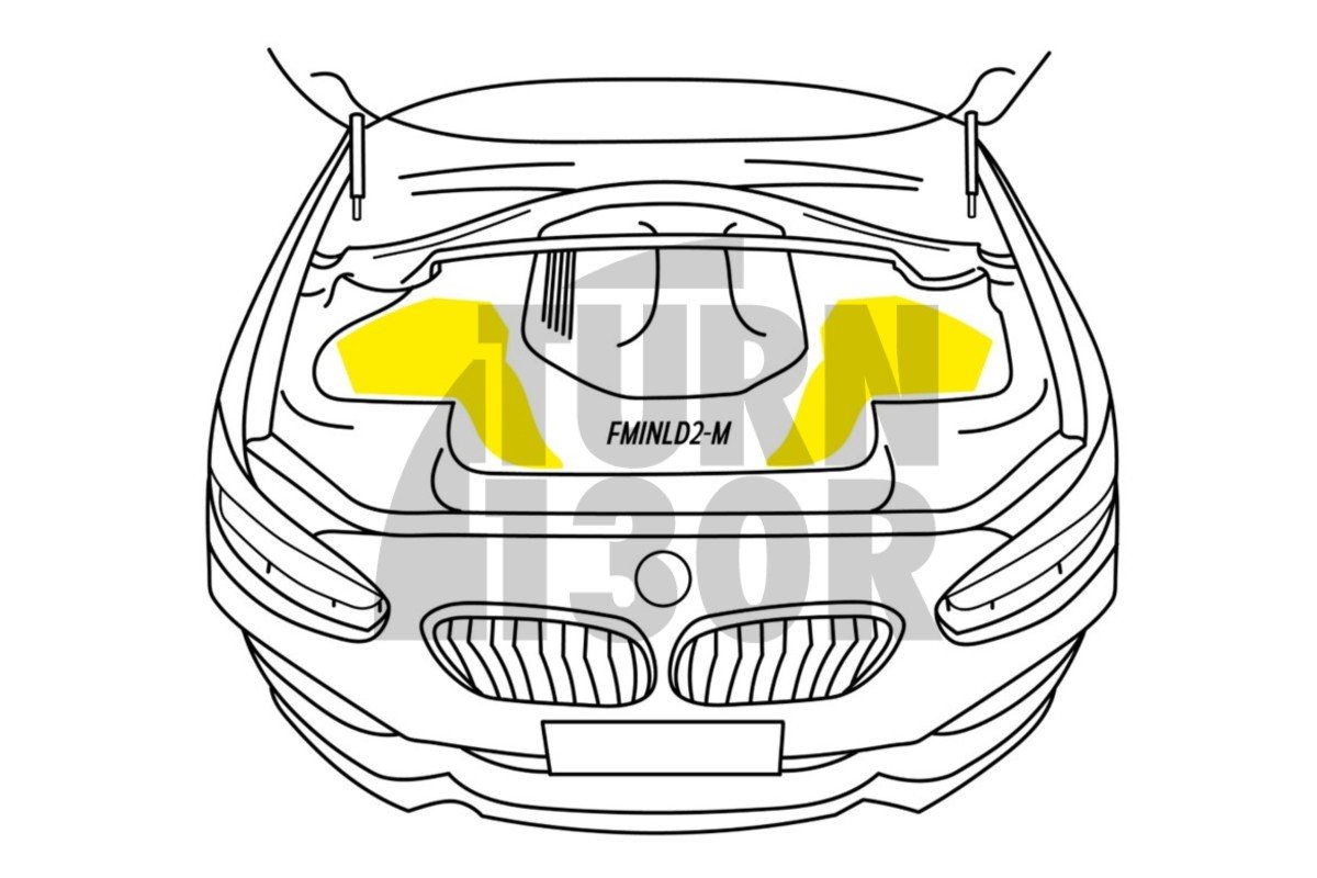 Condotto aria in fibra di carbonio Forge Motorsport M2 F87 135i / 235i F2x e 335i / 435i F3x