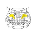 Condotto aria in fibra di carbonio Forge Motorsport M2 F87 135i / 235i F2x e 335i / 435i F3x