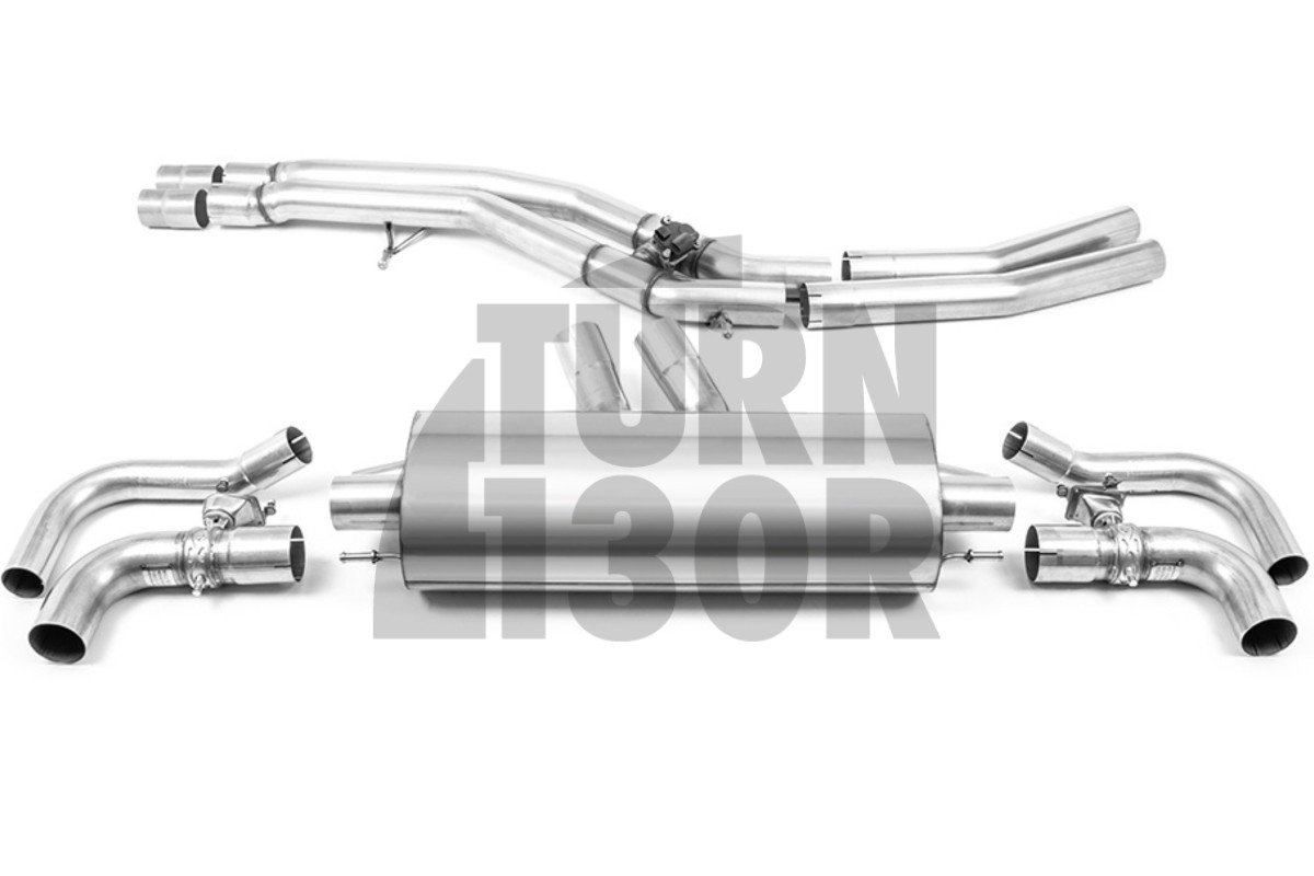 Sistema Milltek Pipe-back anteriore per Audi RSQ8