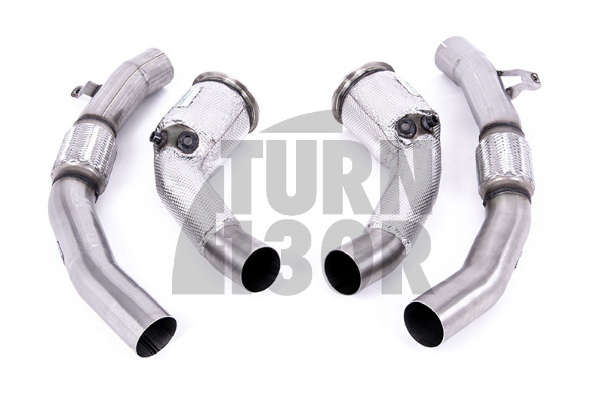 Tubi downpipes e tubi bypass Cat di Milltek per Audi RS6 C8 / RS7 C8