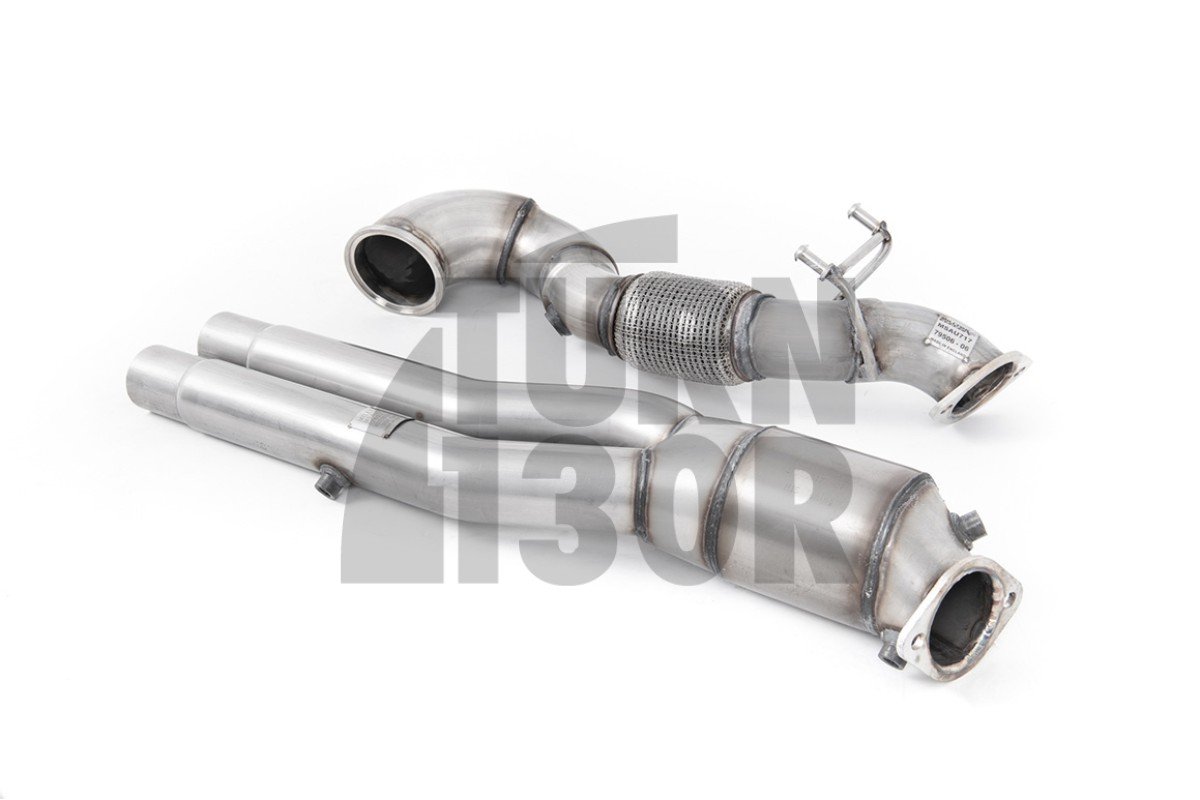 Milltek Large Bore Downpipe and Hi-Flow Sports Cat for Audi RS3 8V - 8V5 / 8Y / TTRS Mk3 8S / RSQ3 Milltek Large Bore Downpipe and Hi-Flow Sports Cat for Audi RS3 8V - 8V5 / 8Y / TTRS Mk3 8S / RSQ3