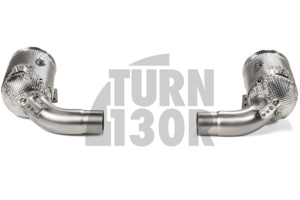 Akrapovic Sport Catalysts Link Pipes for Porsche 911 992 T - Turbo S 