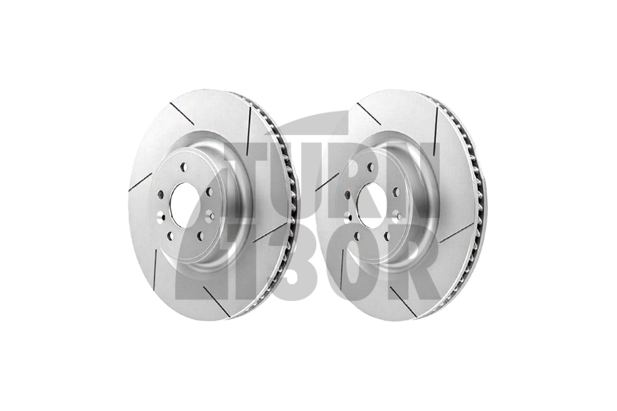  Dixcel SD Slotted Front Brake Discs for Renault Megane 4 RS