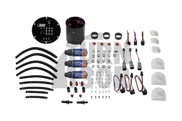Deatschwerks DW430c Fuel Pump Module Kit for Nissan R35 GTR 3x 