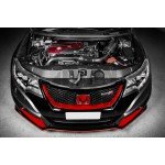 Coperchio motore Honda Civic Type R FK2 / FK8 in fibra di carbonio / Kevlar rosso di Eventuri