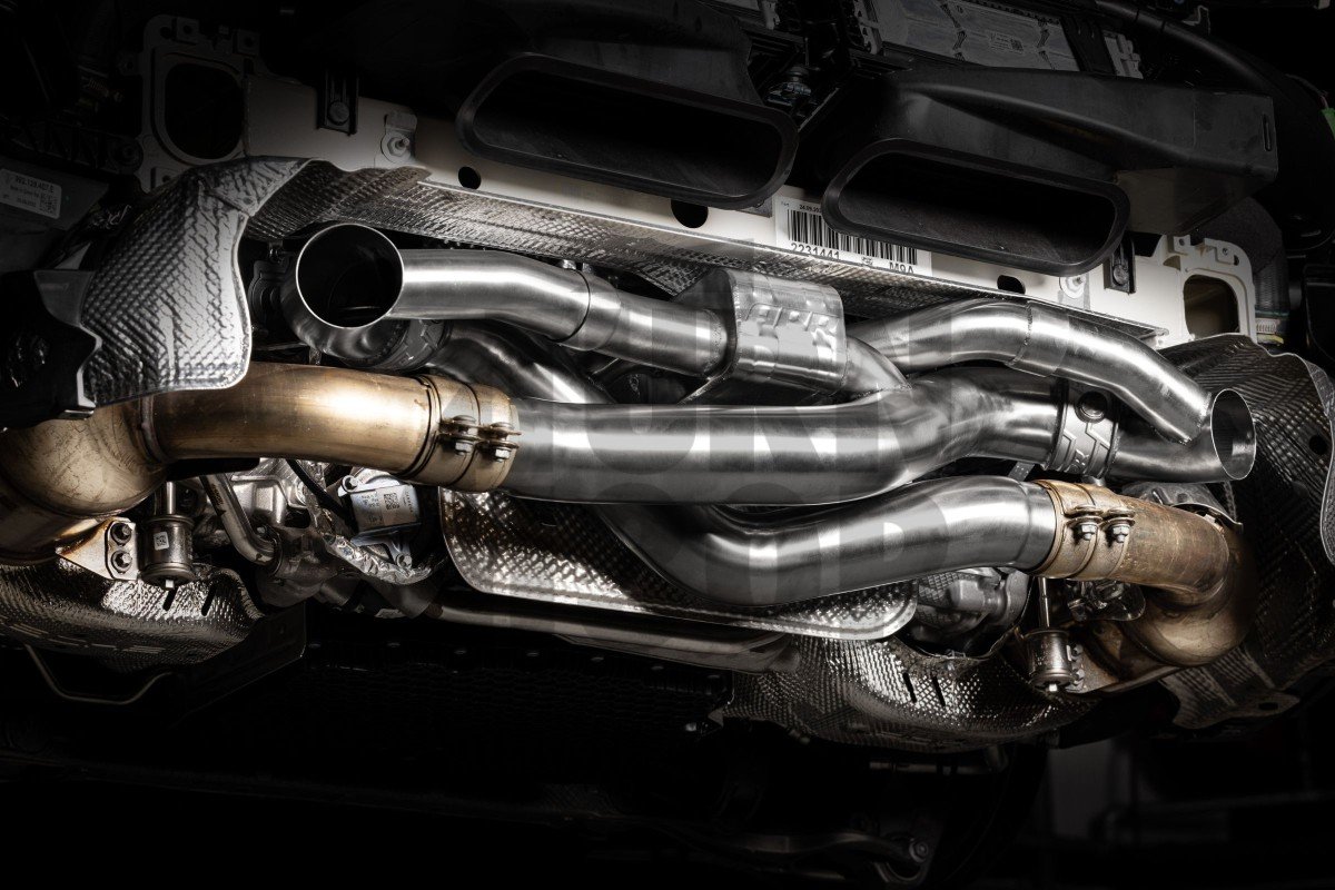 Sistema di scarico APRCatback Porsche 911 992 Turbo