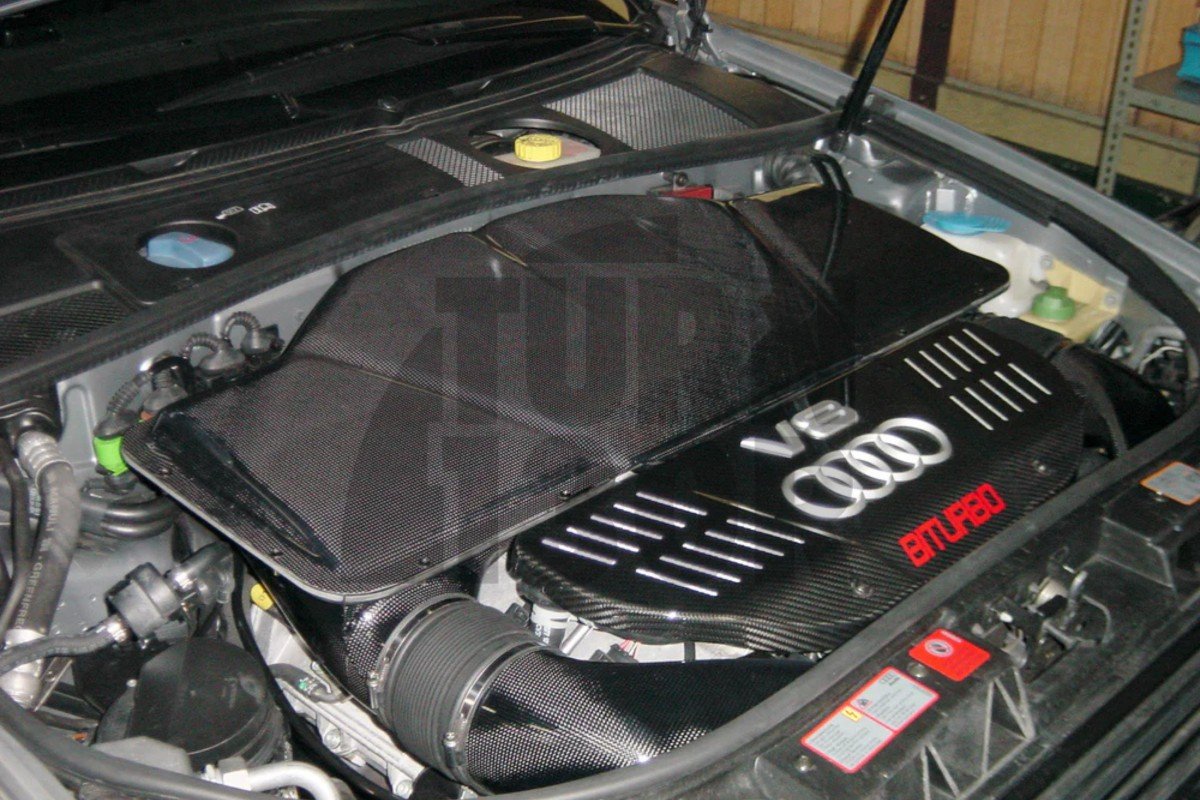 Sistema di aspirazione in fibra di carbonio Gruppe M per Audi RS6 C5