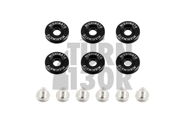 Kit rondelle parafango e bulloni M6 anodizzati Mishimoto