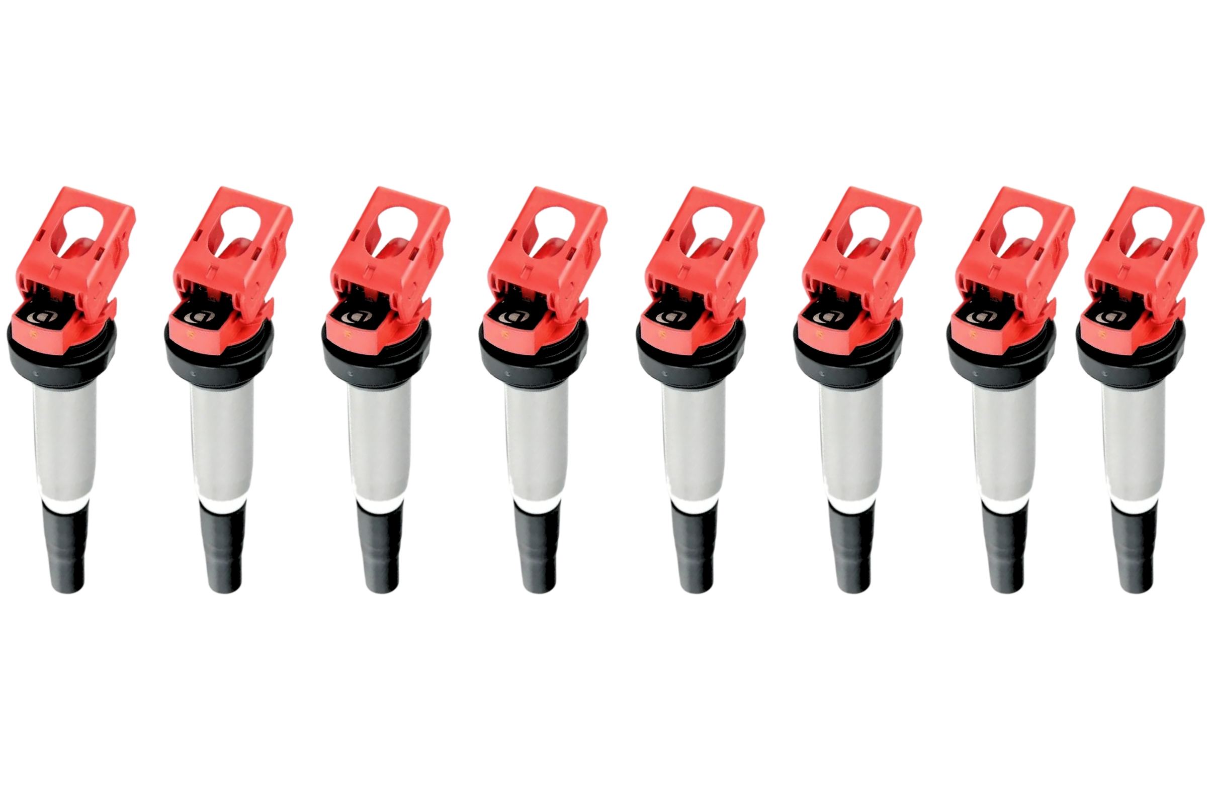 Pacchetti di bobine rosse Dinan per modelli BMW N54, N55, S55 e S54