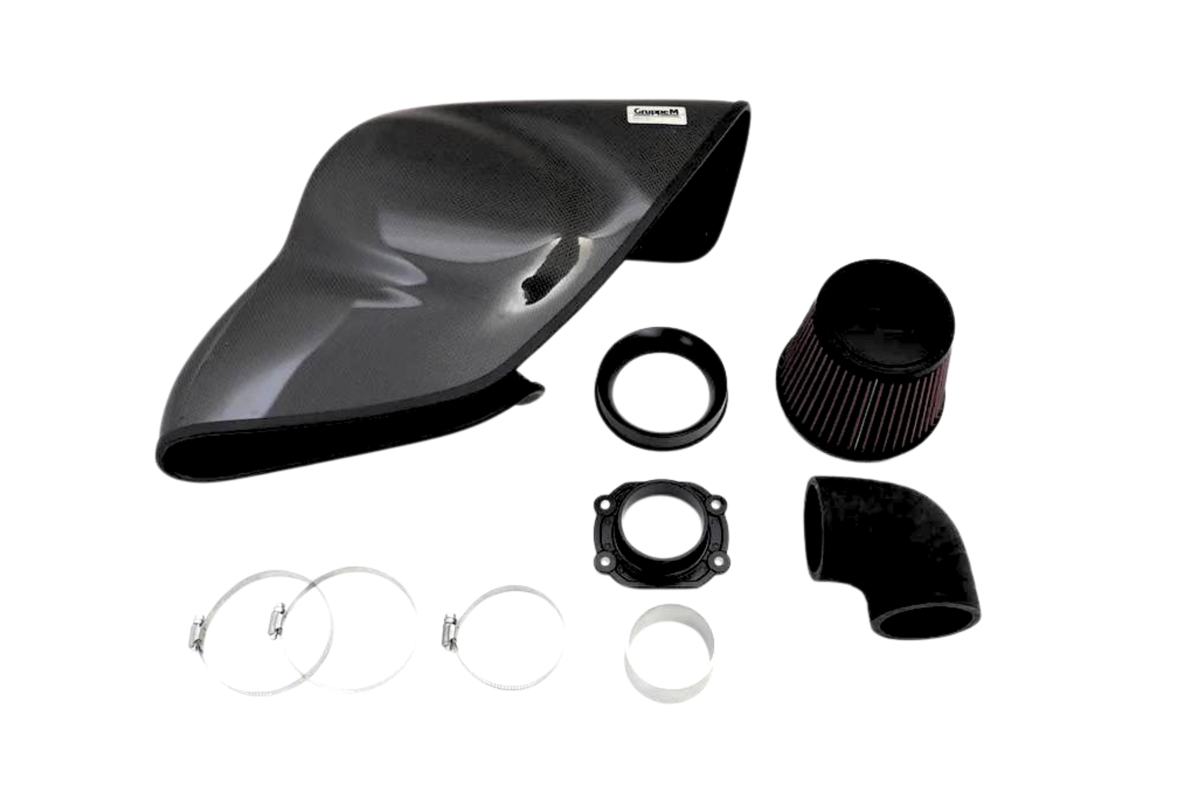 Sistema di aspirazione in fibra di carbonio per Polo 6R GTI di Gruppe M